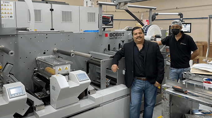 sticker label printer in uae